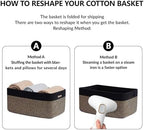 MiniArk Large Storage Baskets for Organizing, Baby Nursery, Toy Bins Box - Image 7