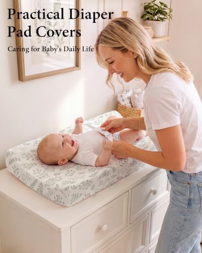 Yoofoss 2-Pack Diaper Changing Pad Cover - Image 2