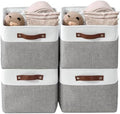 DECOMOMO Storage Bins, Large Fabric Storage Baskets by DECOMOMO