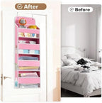 Over the Door Organizer, 4 Large Pocket Hanging Storage - Image 6