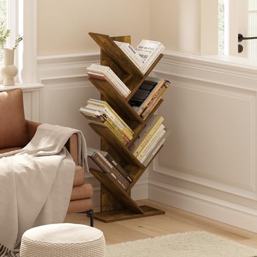 Furinno Tree Book Shelf, 7-Tier Bookshelf - Image 2