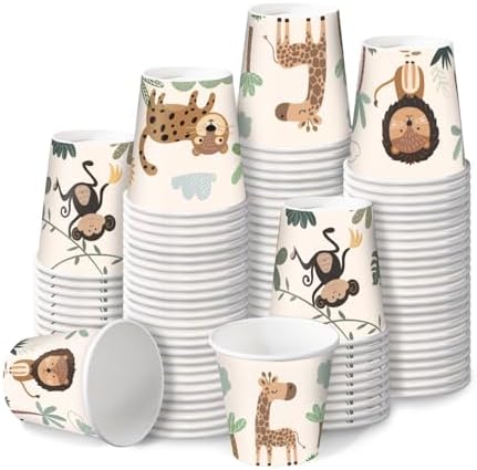 RUSPEPA 3 oz Bathroom Cups, Kids Disposable Paper Cups by RUSPEPA