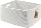 COMFY-HOMI Cotton Rope Woven Basket by COMFY-HOMI