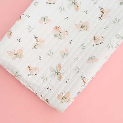Crane Baby Changing Pad Cover, 100% Cotton Sateen Exterior, Fits Standard 16" x - Image 4