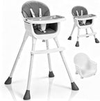 Ktaxon 3-in-1 High Chair for Babies and Toddler by Ktaxon