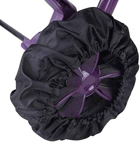 4Pcs/Set Stroller Wheel Covers Child Kid Baby Stroller Wheel Covers Black by GOTOTOP