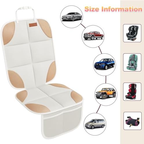 SMART ELF 2 Pack Car Seat Protector-600D Fabric Waterproof - Image 3