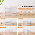 Stackable Bottle Storage Organizer Baby, and Office Organization, 5 Pack - Image 4