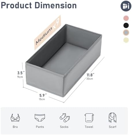 DIMJ Drawer Organizer Clothes - Image 5