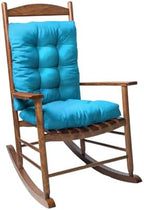 Blue Patio Rocking Chair Cushion by DetailsMakeLifeMoreSoft