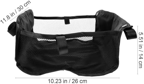 BESTonZON Umbrella Stroller Storage Basket Under Seat Mesh Net Bag Attachment - Image 3