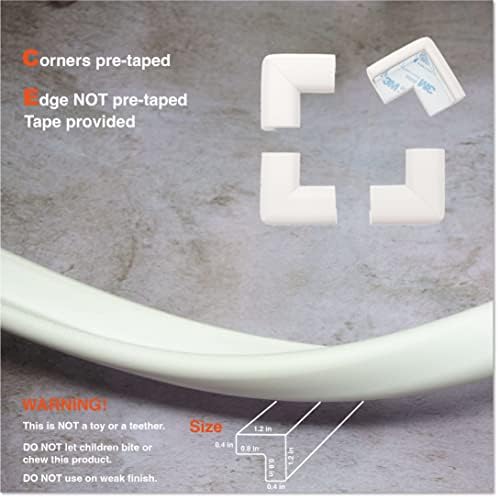 Roving Cove Baby Proof Edge Corner Protector, Large15ft Edge 4 Corners - Image 5