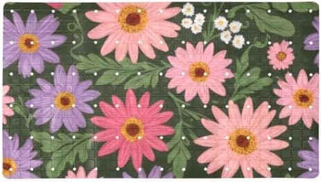 Bath Tub Shower Mat, Washable Bathtub Floor Mats, Suction Cups and Drain Holes by Anna+Cowper