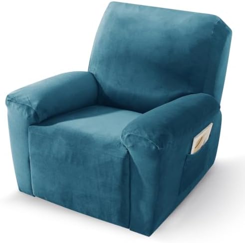 ZNSAYOTX Velvet Oversized Recliner Cover 3-Piece, Luxury Plush Recliner Chair by ZNSAYOTX
