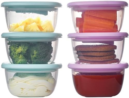 Liname Silicone Baby Food Containers 6-Pack by Liname