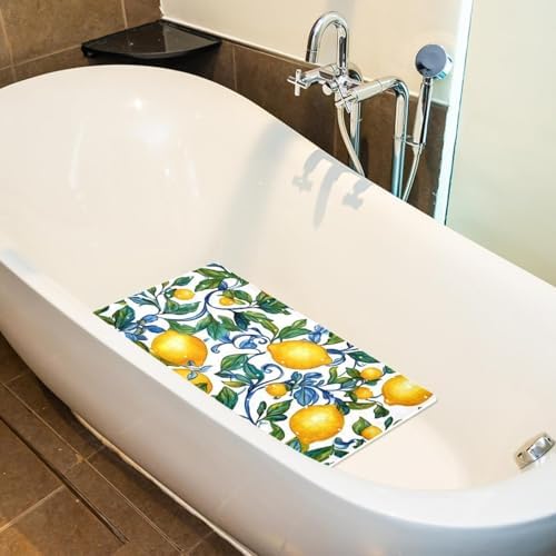 Bath Tub Shower Mat, Washable Bathtub Floor Mats, Suction Cups and Drain Holes - Image 5