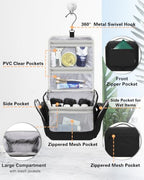Relavel Hanging Toiletry Bag for Men, Large Travel Bag for Women - Image 2