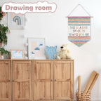 Ghueghe Boho Colorful Classroom Canvas Banner Wall Decor - Image 5