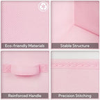 GRANNY SAYS Pink Cube Storage Bins, 13x13 Storage Cube Organizer - Image 4