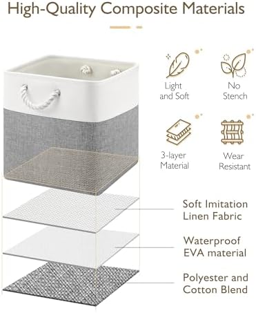 Patvingot 13-Inch Fabric Cube Storage Bins - Image 3