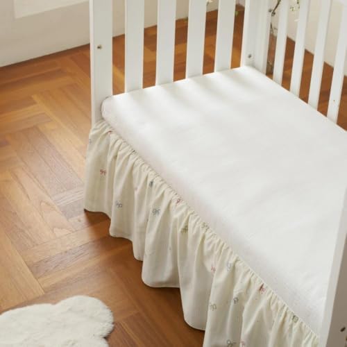 Crib Skirt Dust Ruffle 14" Drop - Image 6