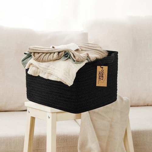 COMFY-HOMI Cotton Rope Woven Basket - Image 5