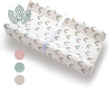 Organic Cotton Covered Contoured Baby Changing Pad | Waterproof Foam Mattress by Modera