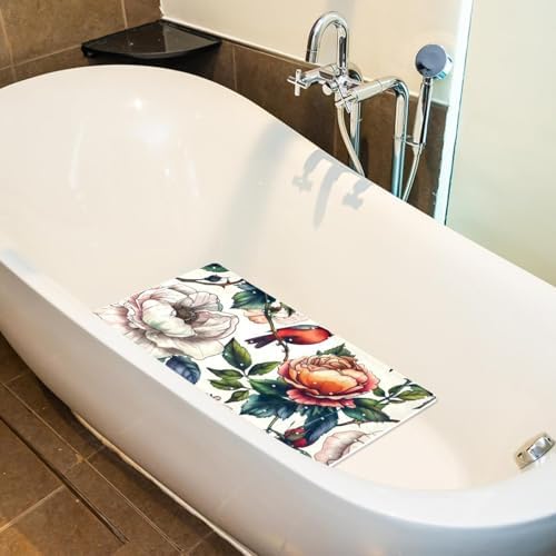 Non Slip Shower Mat Bathtub Mat 15.1x26.8 Inch, Quick Dry Bath Mat - Image 5