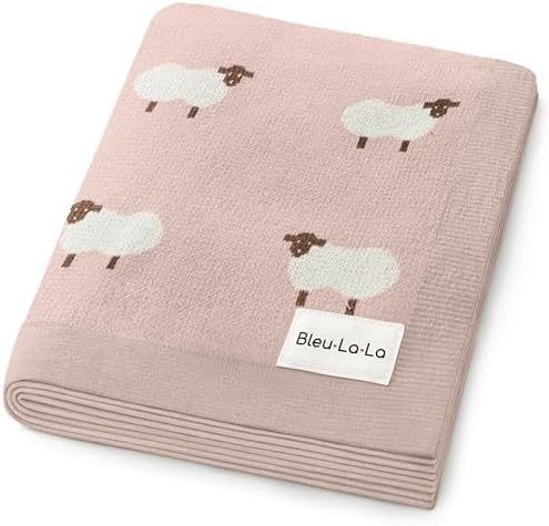 Luxury Knit Baby Receiving Blanket by BleuLaLa