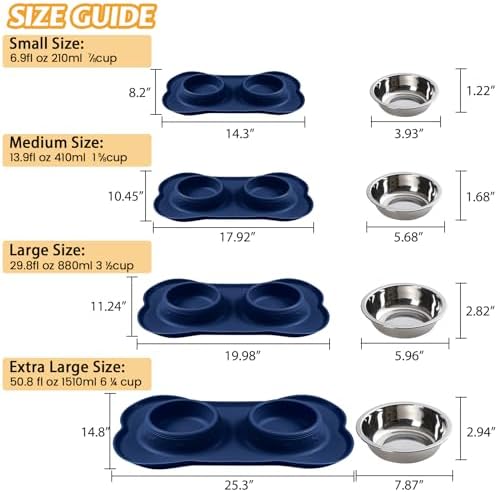 Hubulk Pet Dog Bowls 2 Stainless Steel Dog Bowl - Image 4