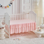 Ruffled Crib Bedding Set Baby Boho Quilted Comforter - Image 7