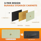 Sweetcrispy 8 Drawer Fabric Dresser, Tall Storage Tower - Image 6