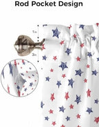 Vandarllin 4th of July Kitchen Curtains Valances - Image 7