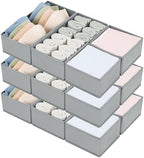 DIMJ Drawer Organizers for Clothing, Fabric Closet Organizers and Storage by DiMJ