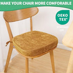 2.5" Thick Chair Cushions for Dining Chair, Corduroy High Density Foam Kitchen - Image 7
