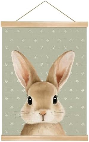You found a duck Cute Rabbit Wall Art Decor, Nordic Woodland Animal Wall by You+found+a+duck
