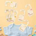 8Pcs Baby Closet Dividers for Clothes Organizer Wooden Double Sided Baby - Image 6