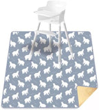 Non-Slip Baby Splat Mat for Under High Chair by CoolaPeach
