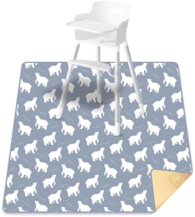 Non-Slip Baby Splat Mat for Under High Chair by CoolaPeach