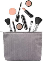 PAZIMIIK Makeup Bag Large Zipper Corduroy Make Up Pouch - Image 4