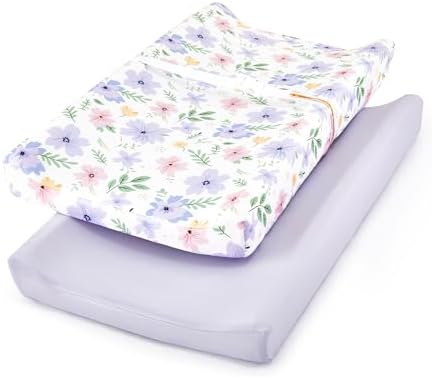 TILLYOU Changing Pad Cover Girl Set in Soft Jersey Material by TILLYOU