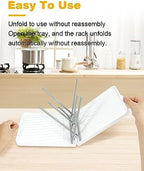 Baby Bottle Drying Rack with Tray and Drainer, Space Saving Bottle Drying Rack - Image 3