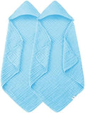 SWEET DOLPHIN Muslin Hooded Baby Bath Towels by SWEET+DOLPHIN