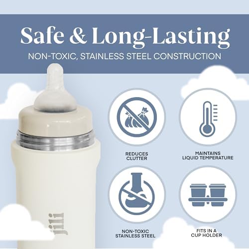 Jili All-in-One Baby Bottle, Insulated Stainless Steel Bottle - Image 4