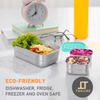 Tanjiae Small Stainless Steel Lunch Containers - Image 4