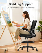 ErGear Drafting Chair, Standing Desk Chair - Image 6