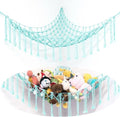 Stuffed Animal Hammock Corner, Hand-knitted Large Plushie Net Toy Hammock by yelienm