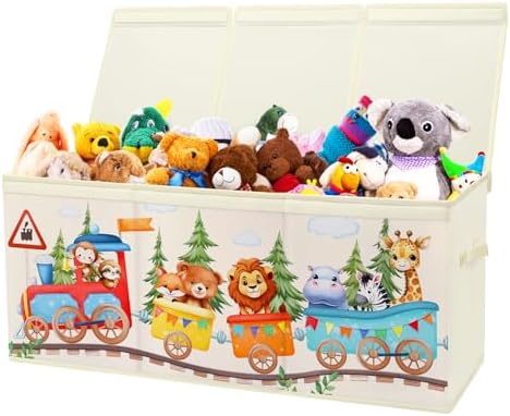 decalsweet Large Toy Box Collapsible Chest Organizer by Decalsweet