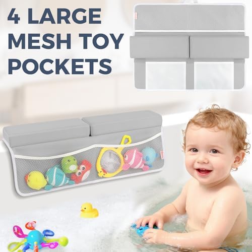 Bath Kneeler and Elbow Rest Pad Set, 1.5” Thick Bathtub Kneeling Mat - Image 6