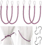 BEL AVENIR Curtain Tiebacks Ropes Tie-Backs, Handmade Holdbacks by BELAVENIR